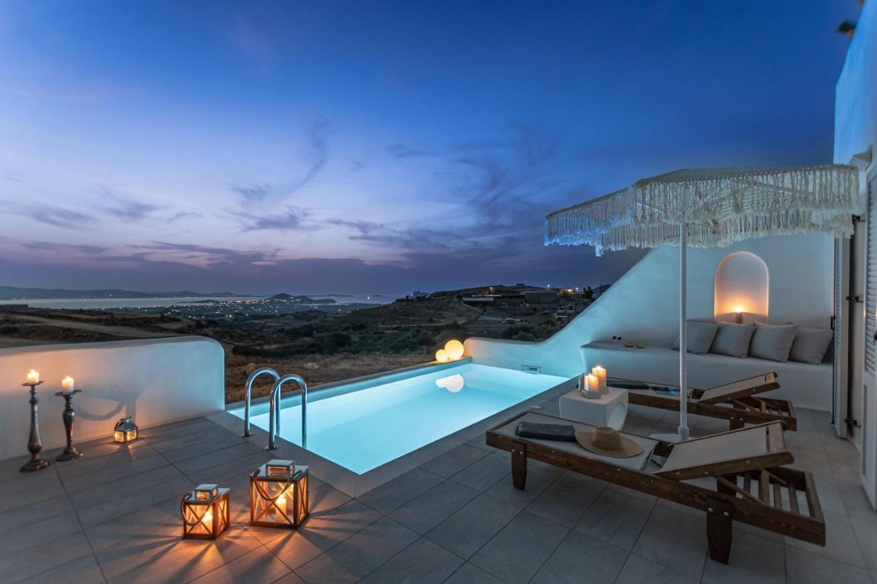 Ariadne'S Crown Suites Astro Concept Pool Luxury Naxos Vívlos Buitenkant foto