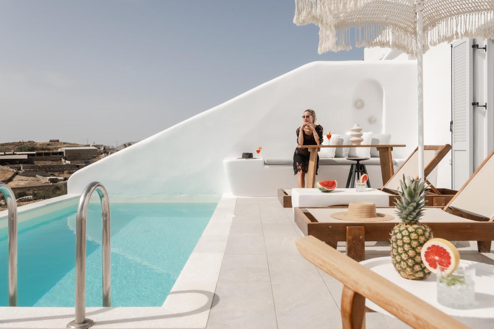 Ariadne'S Crown Luxury Suites With Private Pool Vívlos Buitenkant foto